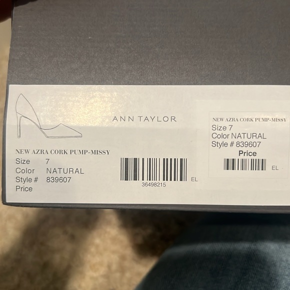 Ann Taylor Azra Cork Heels - Picture 3 of 6